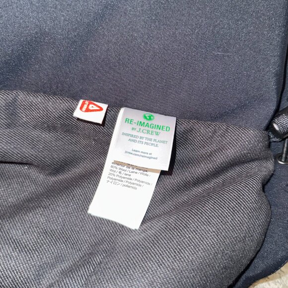 J.Crew Jacket Mens Medium Black Hooded PrimaLoft Corduroy Wool Panels NWT - Picture 14 of 16